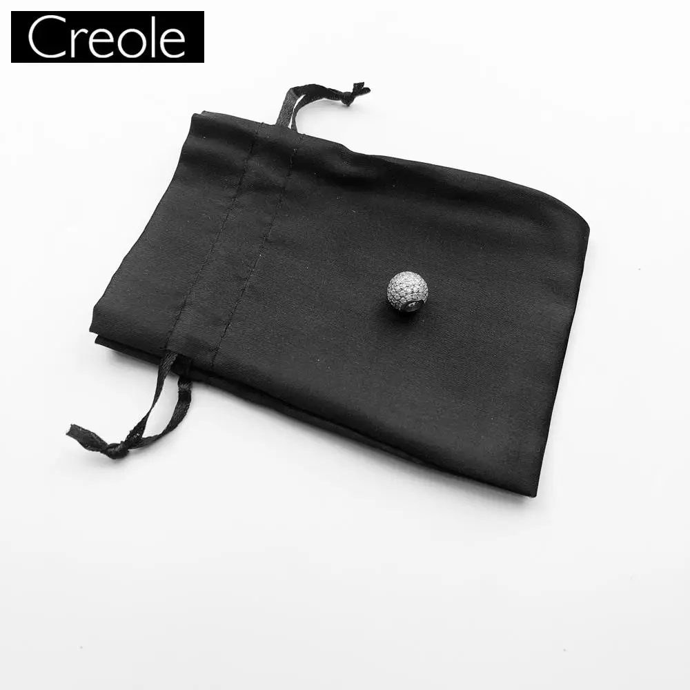 Бусины кулон белого кубического циркония со стразами с большим отверстием для