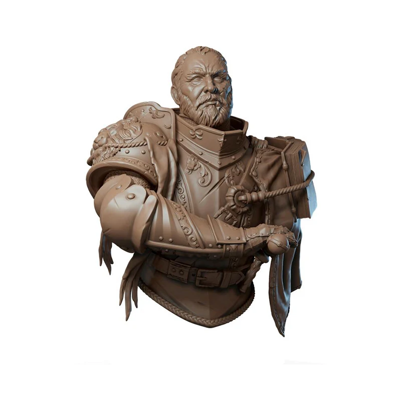 

Unassambled 1/10 ancient man bust Resin figure miniature model kits Unpainted