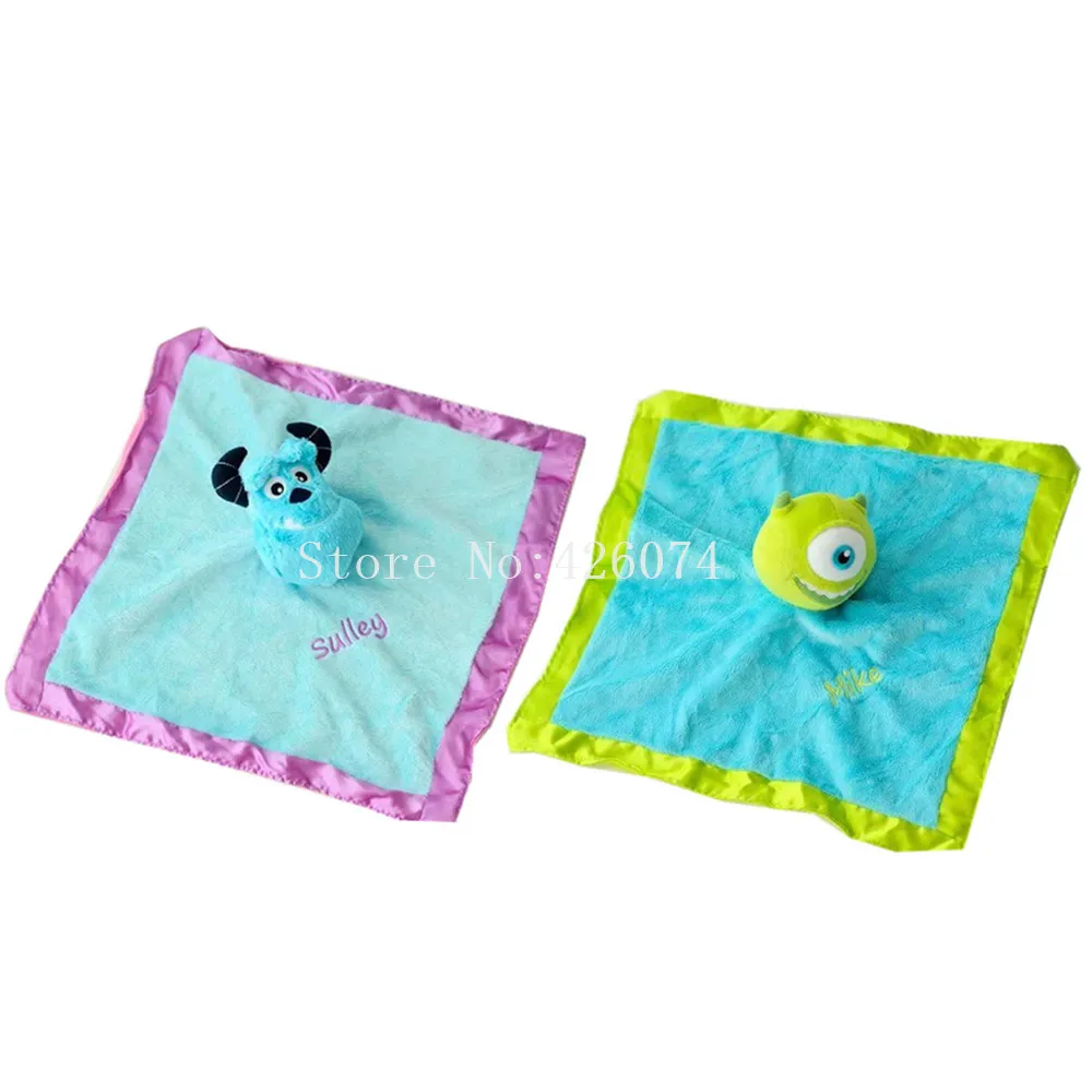 Новые монстры Sulley белье Mike Wazowski комфорта ребенка полотенце одеяло с плюшевой