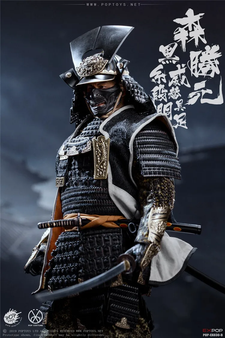 1/6 экшн-фигурки модели POPTOYS EX030 японский самурай времен военных штатов последний
