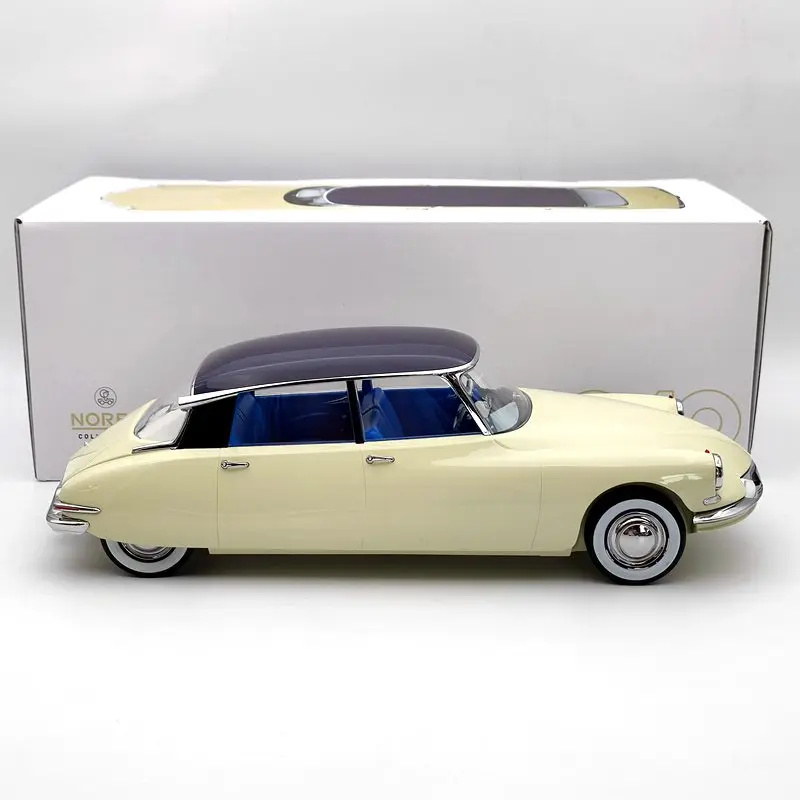 Norev 1:12 для Citroen DS 19 1956 Шампань и Баклажан 121565 литья под давлением модели