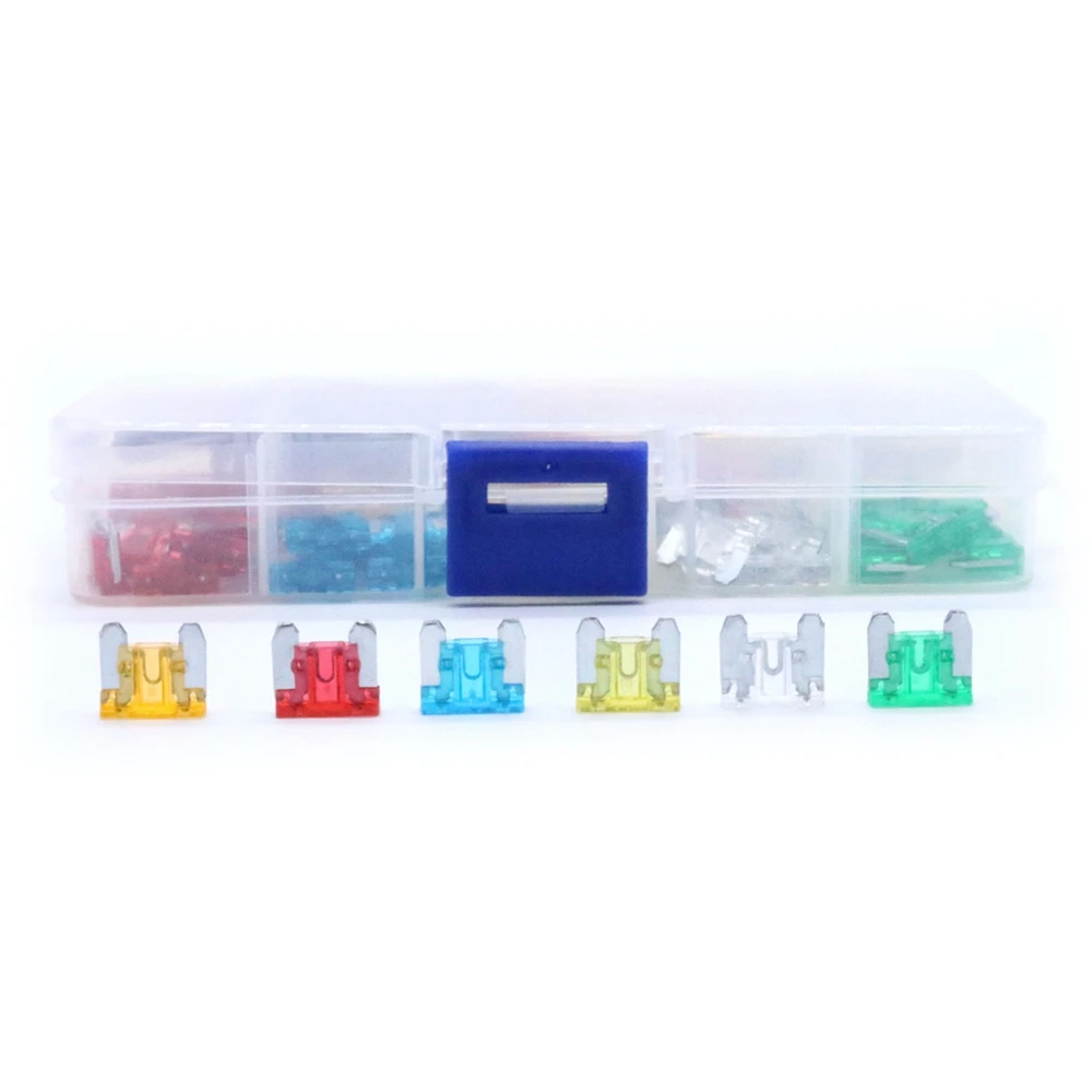

5A 10A 15A 20A 25A 30A 60pcs Car Micro Fuse Assortment Kit Blade Fuses With Test Pen For Car Motorcycle Boat Accessories