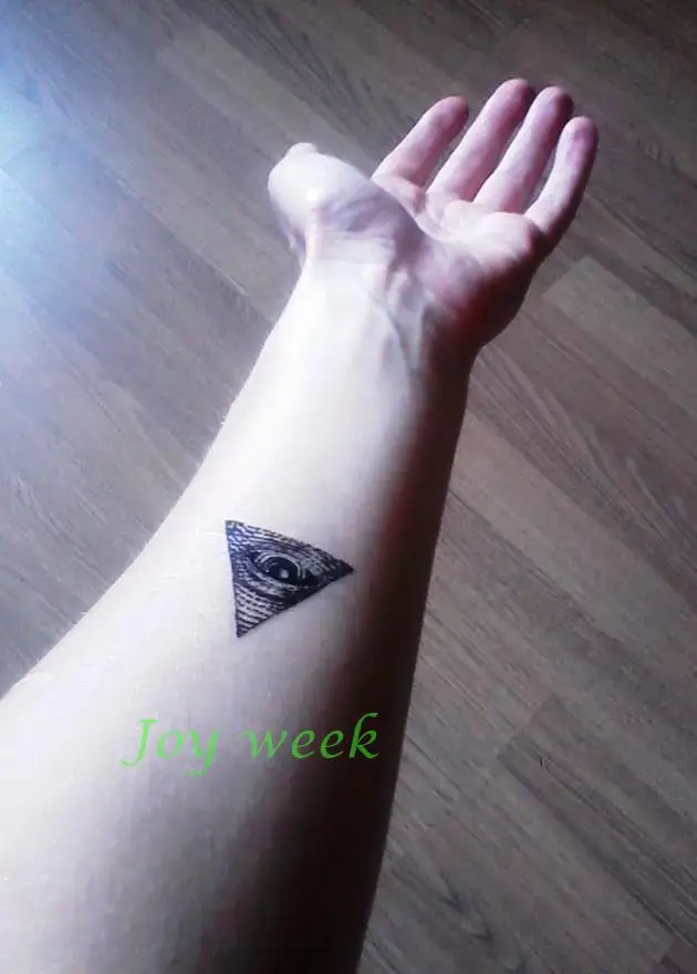 Водостойкая Временная тату-наклейка Древняя Греция все видящие глаза Бога