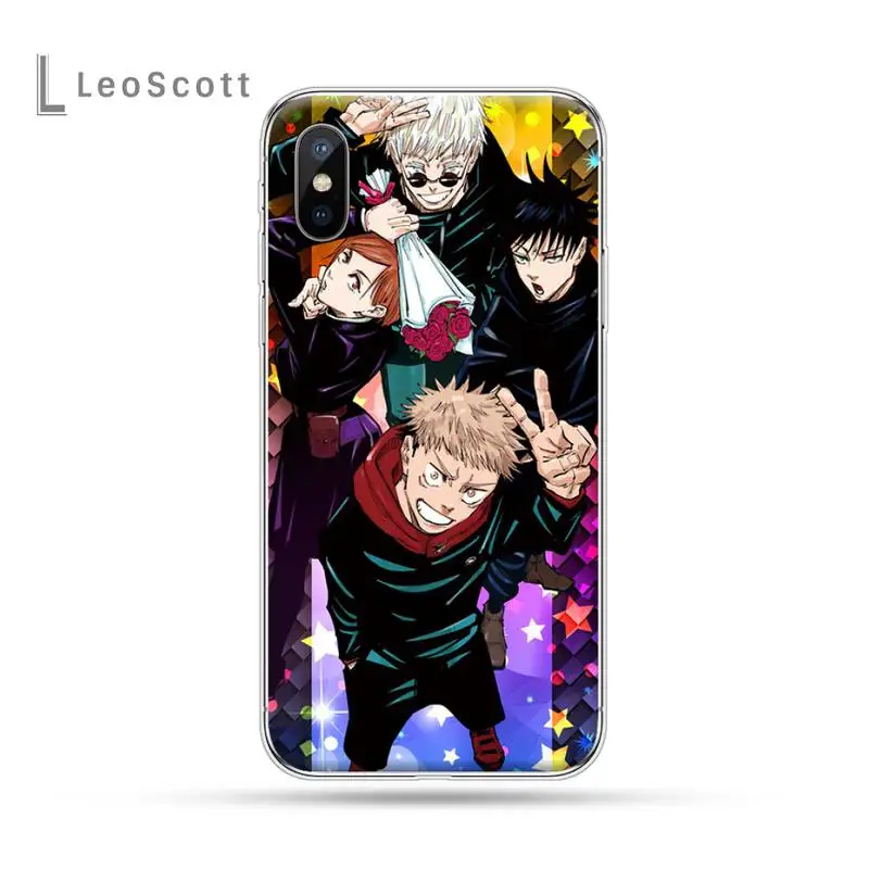 

Jujutsu Kaisen Anime fundas Phone Case For iphone 12 5 5s 5c se 6 6s 7 8 plus x xs xr 11 pro max