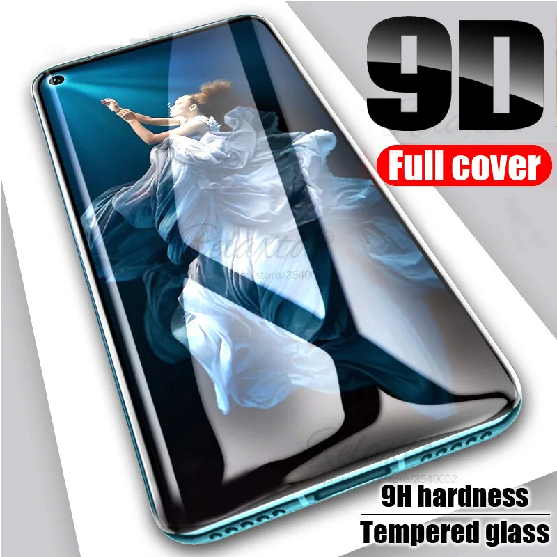 Закаленное стекло 9D с полным покрытием для Huawei p30 p20 Lite Pro Защитная пленка экрана