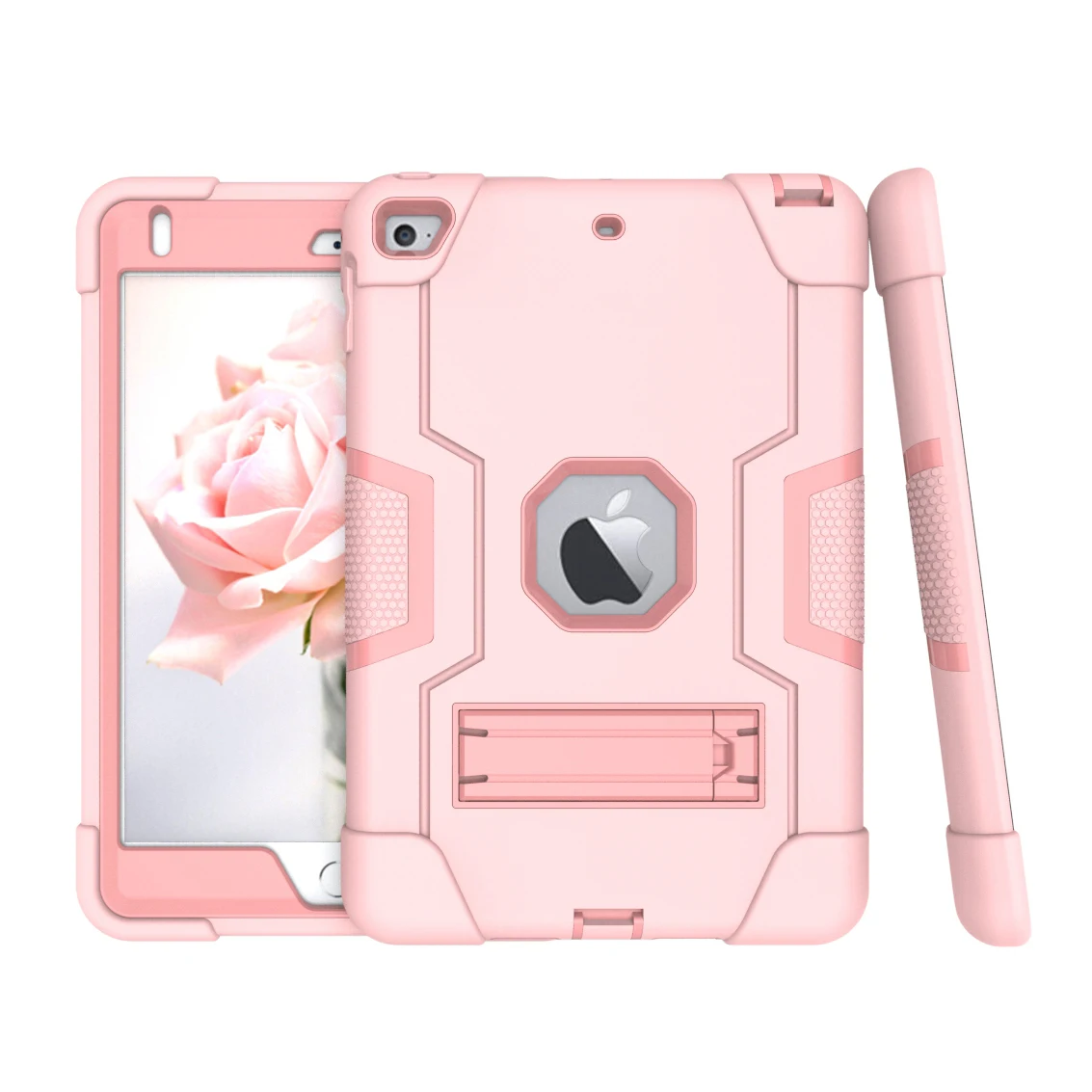 Сверхмощный Силиконовый ТПУ + ПК Жесткий гибкий Стенд армированный чехол для iPad
