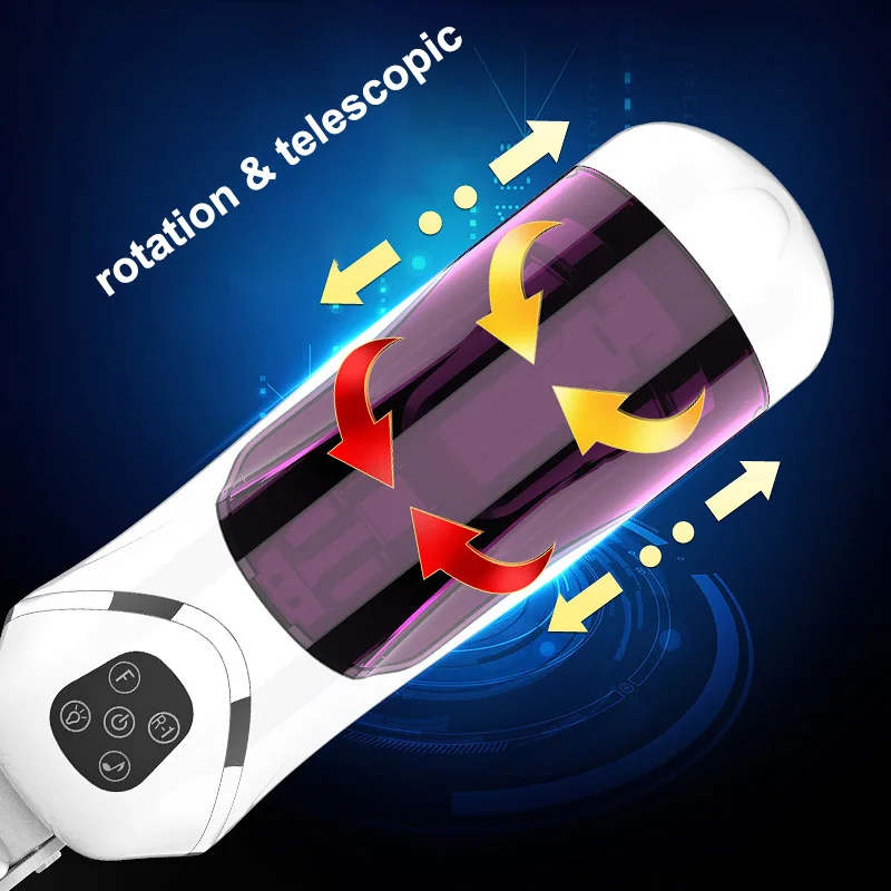 Полностью автоматический мужской мастурбатор все в одном телескопическая