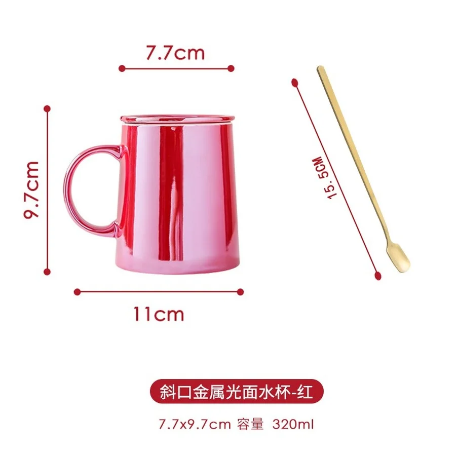 

Nordic Ceramic Mug Couple Creative Breakfast Milk Cute Reusable Mug Coffee Porcelain Filizanki Do Kawy Kitchenware DE50MK