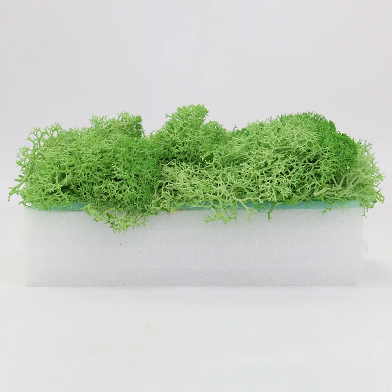 Искусственные зеленые растения вечный цветок Искусственный мох трава украшение