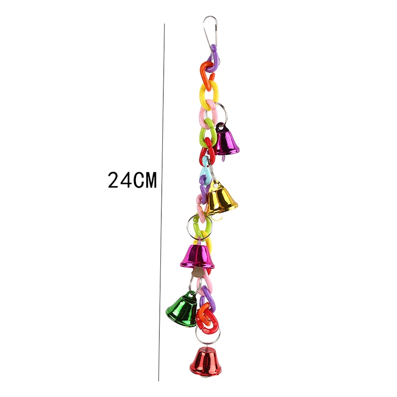 

Birds Toys Funny Cockatiel Parakeet Conure Birds Bites Toy Parrot Swing Cages Chew Toys Acrylic Suspension Bridge Climbing Rope
