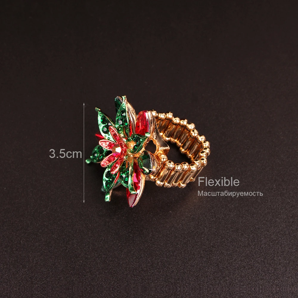 Роскошное кристаллическое ожерелье серьги кольцо комплект ювелирных изделий