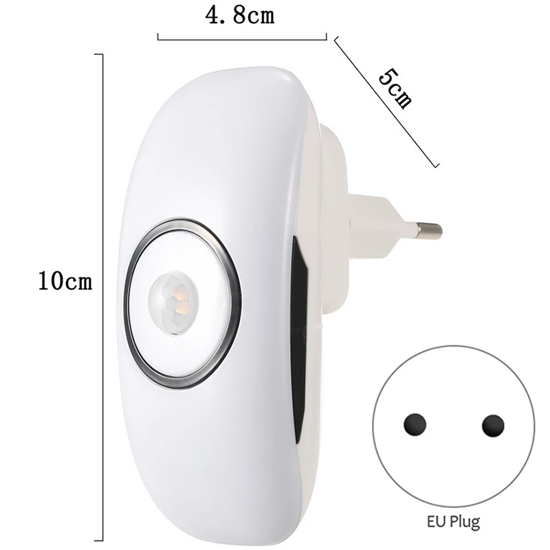 Настольная лампа с usb-зарядкой прикроватная датчиком движения ночник вилкой