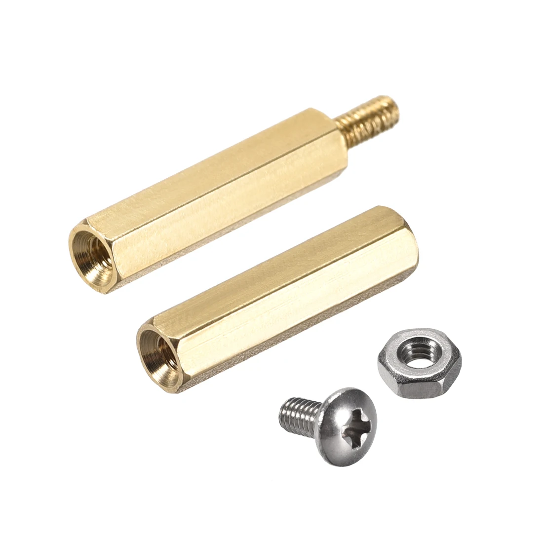 

uxcell 160pcs M2.5 Male Female Hex Brass Spacer PCB Standoff Screw Nut Kit for the Industries of Communication Electronics