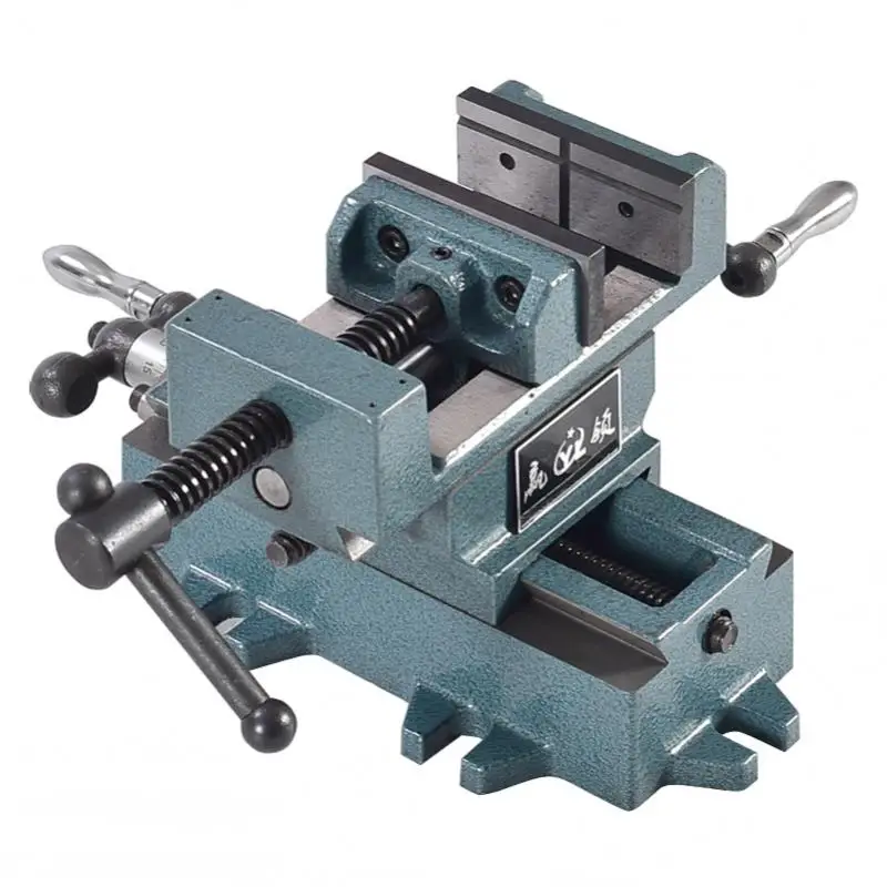 Two-Way Mobile Vise Table Precision Cross Flat Nose Pliers Bench Vise 3 Inches 4 Inches