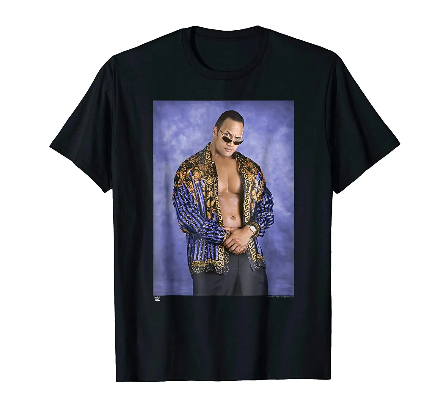 

2019 Fashion Men T shirt Vintage The Rock Peoples Eyebrow Photo