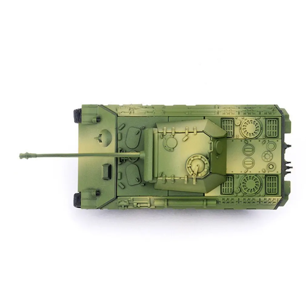 

1:72 4D Plastic Assemble Tank Kits 2nd Generation German USA UK USSR Military Table Tank Toys For Children
