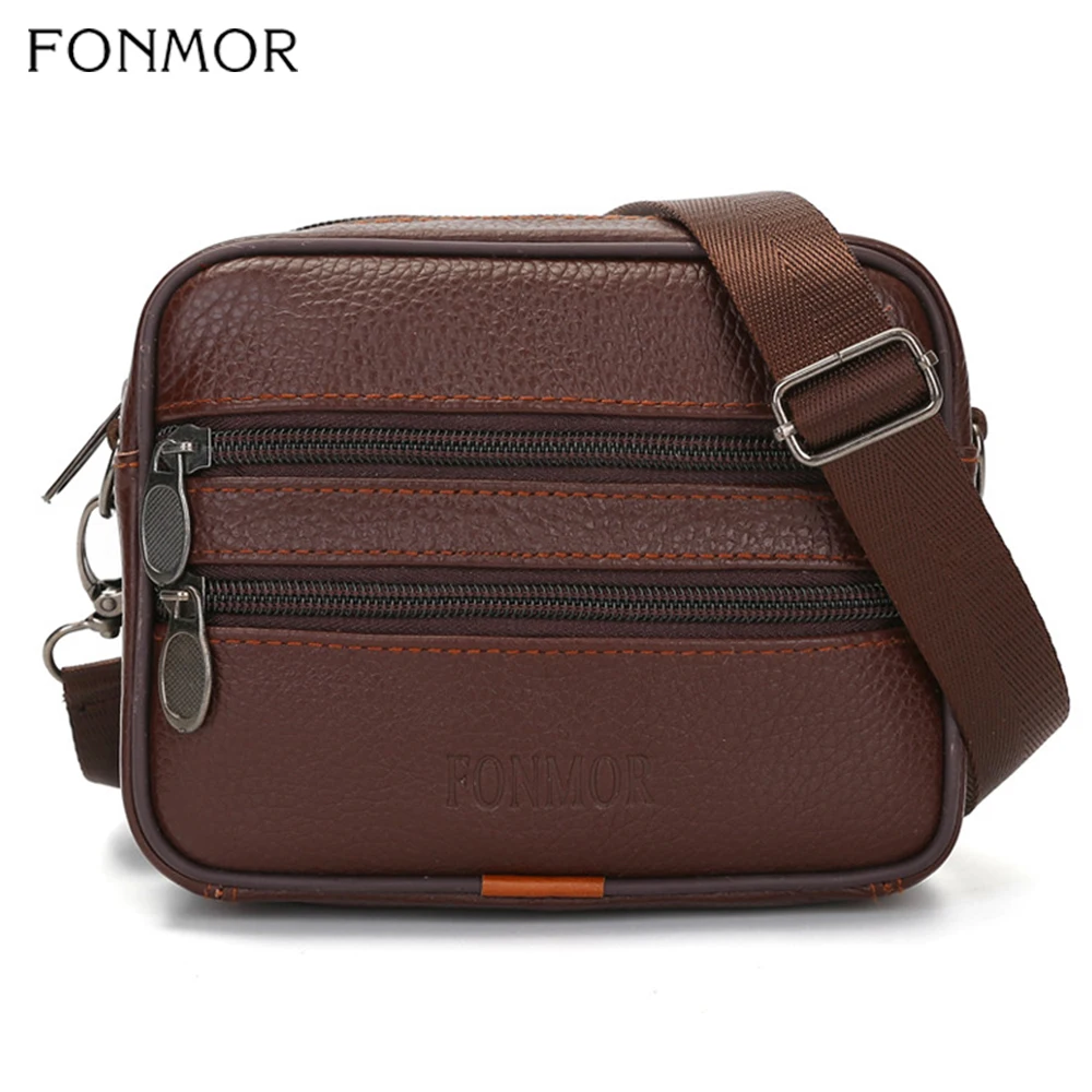Мужские сумки Fonmor из высококачественной натуральной воловьей кожи мессенджеры