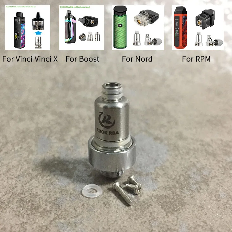 10 шт./лот Reewape Ruok RBA катушка для Boost Vinci X Pod DIY Замена MTL ремонтная Головка