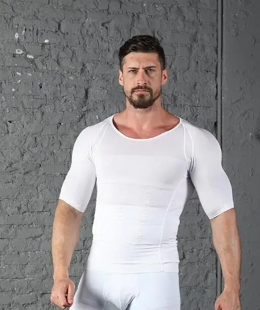 Мужской корсет для коррекции живота компрессионный бодибилдинга сжигания жира