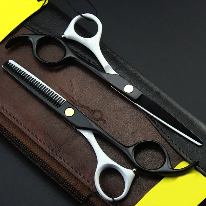 Ножницы для волос красного цвета 5 дюймов Парикмахерские и режущие ножницы набор