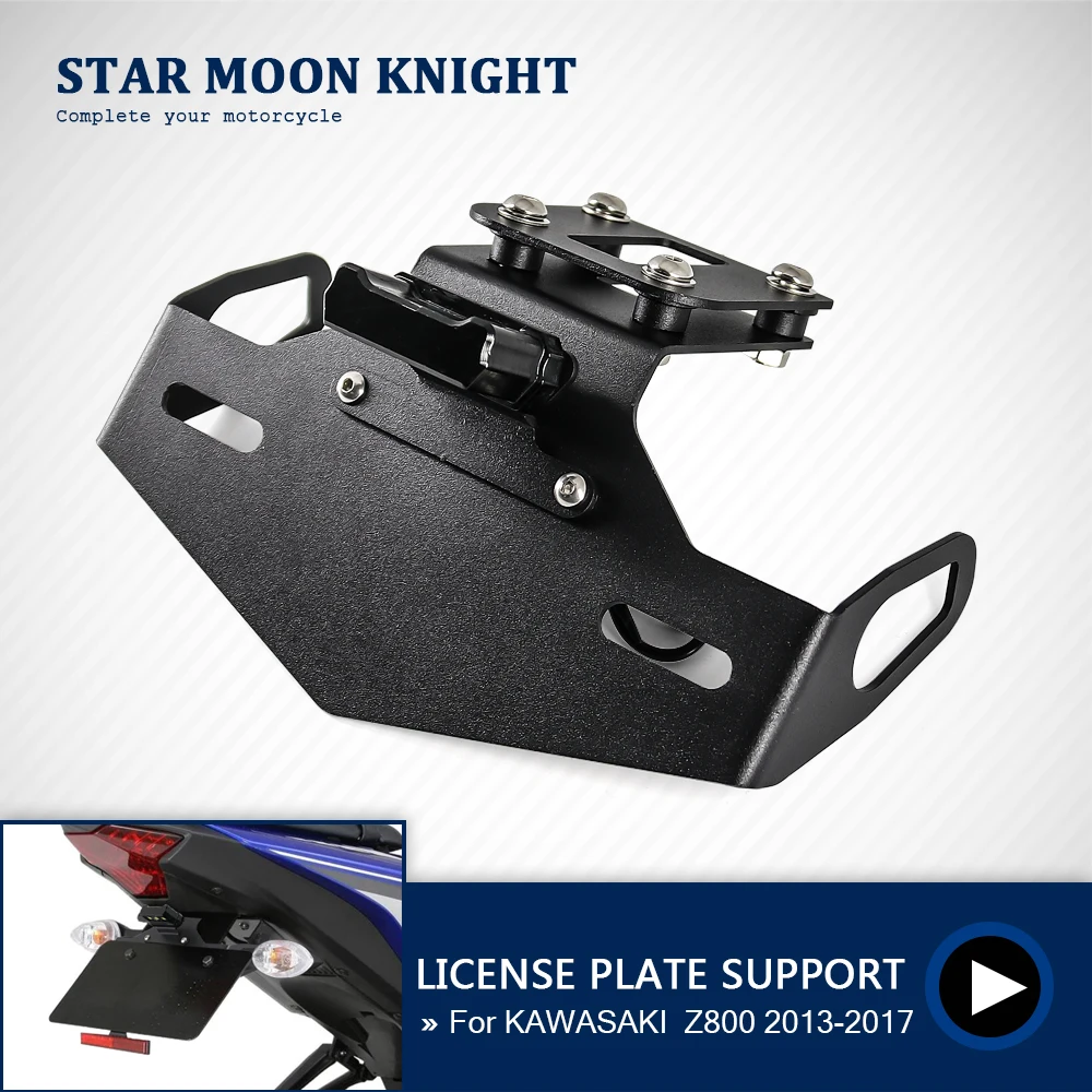 

Motorcycle Accessories License Plate Holder Bracket For KAWASAKI Z800 Z 800 2013 - 2015 2016 2017 Frame Tail Tidy Fender