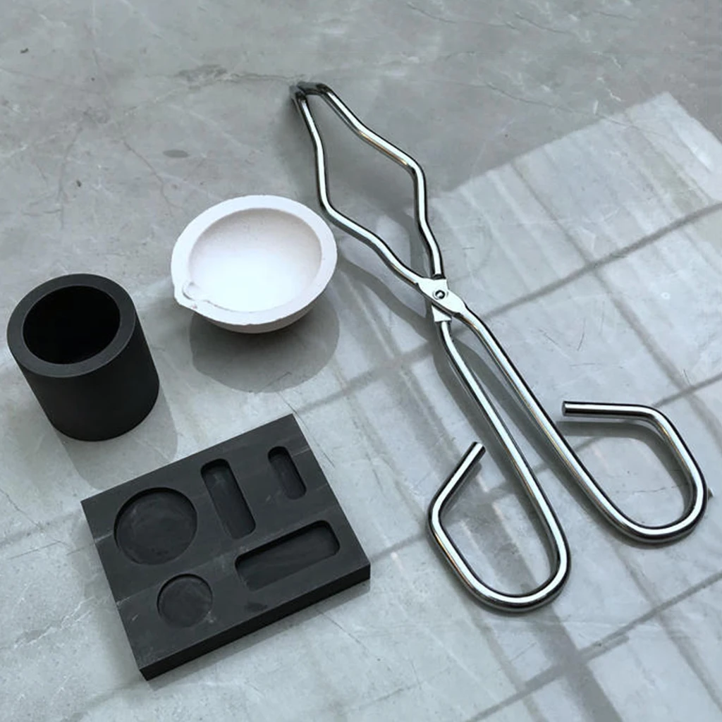 14 мл графитовый тигель набор щипцы и чаша для золота кварца плавления | Украшения