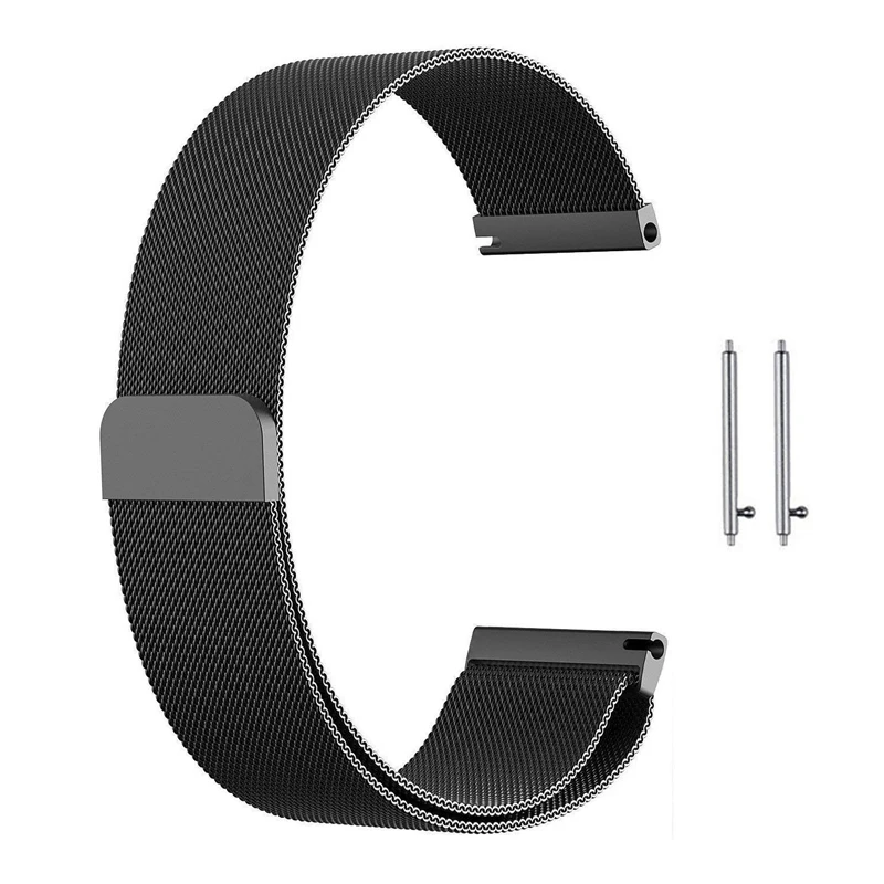 Ремешок 20 мм/22 мм для Huami Amazfit GTS/Bip lite/GTR 42 мм/pace/GTR 47 мм/stratos band milanese loop bracelet smart watch band