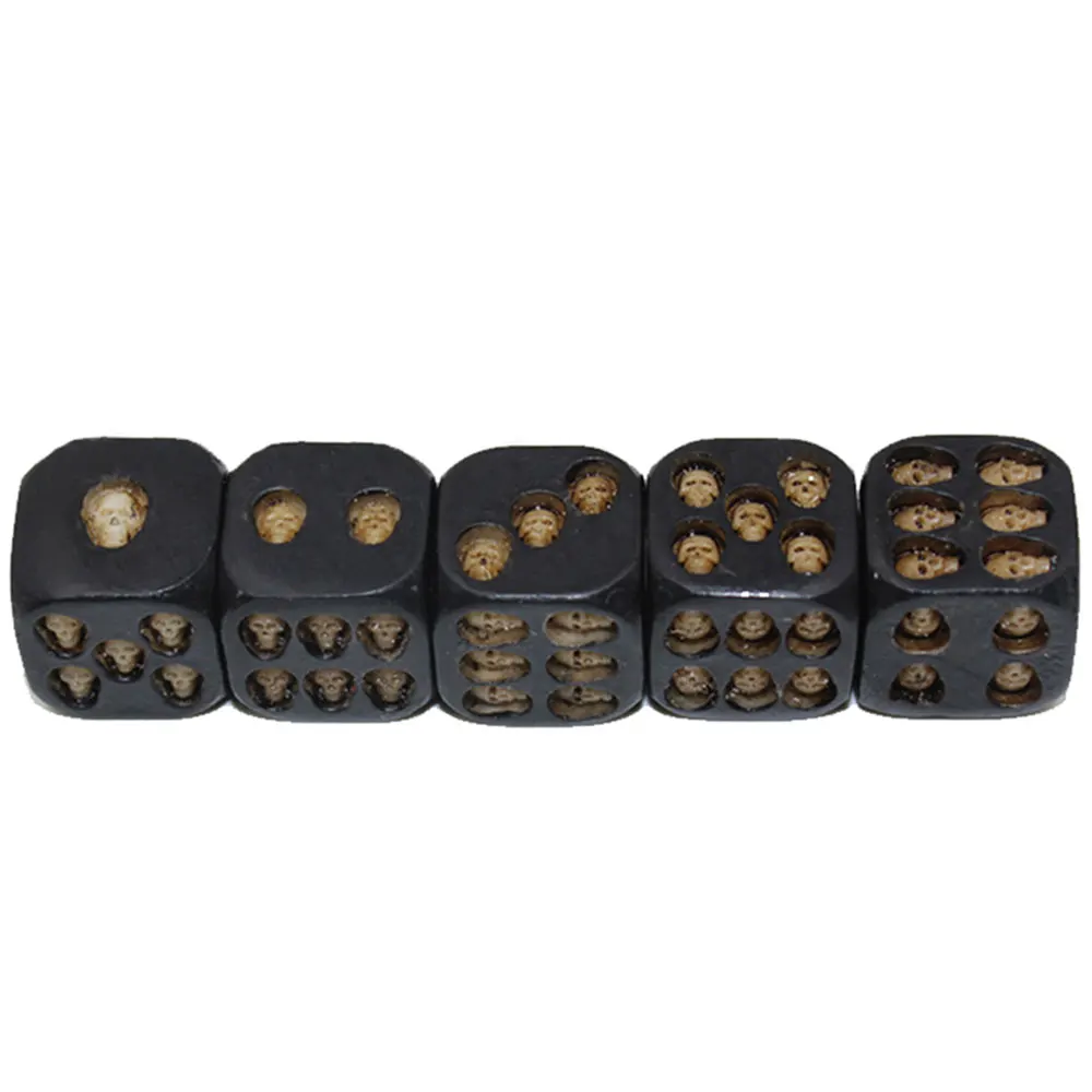 10pcs Playing Dices Set Six Sided Decider Die RPG Standard Gambling Games White Pips Cube Funny Toy Tool | Спорт и развлечения