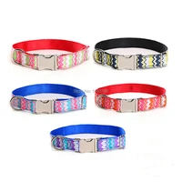 12pcslot customized dog cat collar personalized id collar engrave free pet name tel engraved pet collar