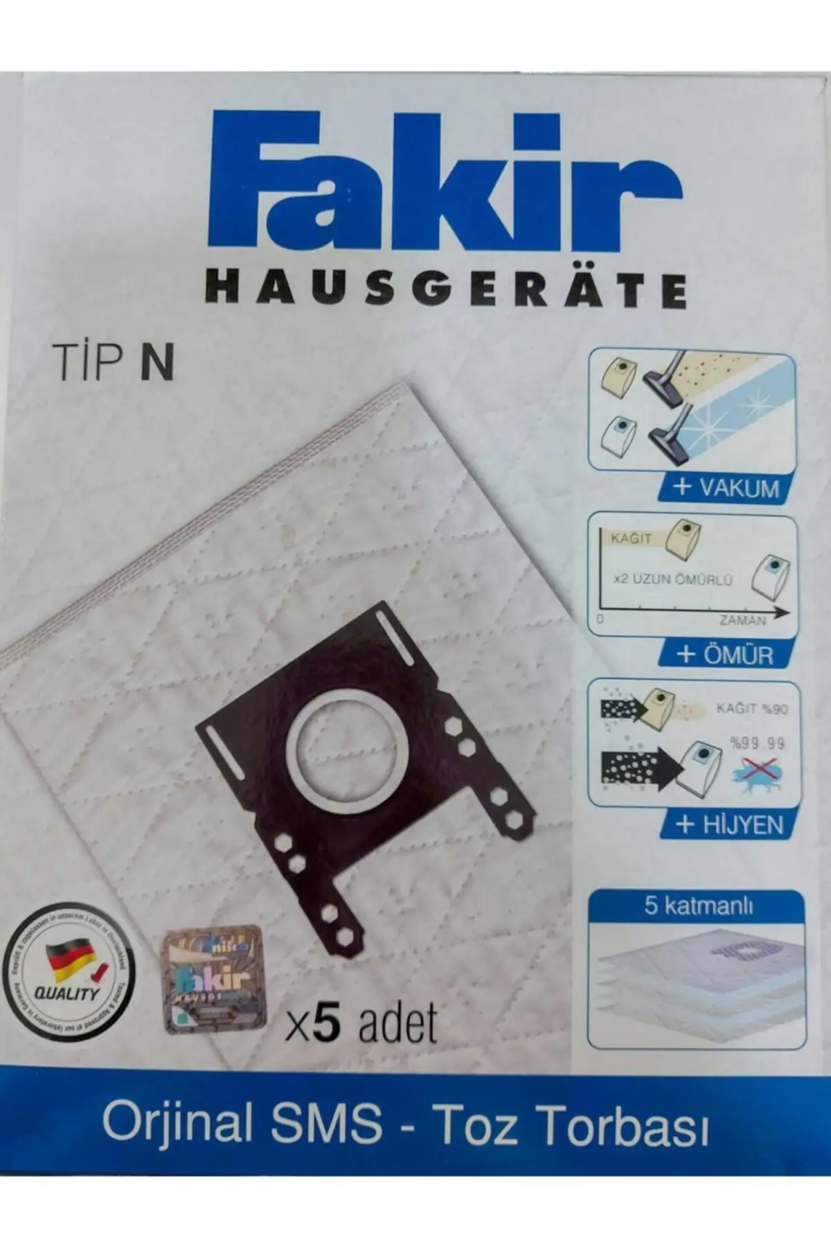 

MHK Parts Type N Dust Bag 1 Pack 5 Pcs