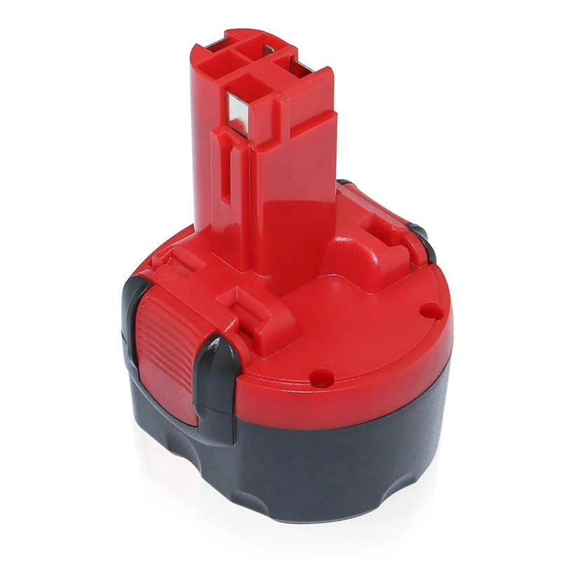 

2PCS 2000mAh Ni-CD 9.6V Replacement Rechargeable Battery for Bosch Power Tool GSR 9.6VE-2 PSR9.6VE-2 BAT048 BAT040 BAT100 BAT119