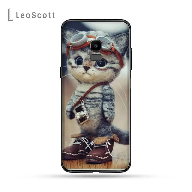 

Animal Cat Phone Cases For Samsung Galaxy J2 J4 J5 J6 J7 J8 2016 2017 2018 Prime Pro plus Neo duo