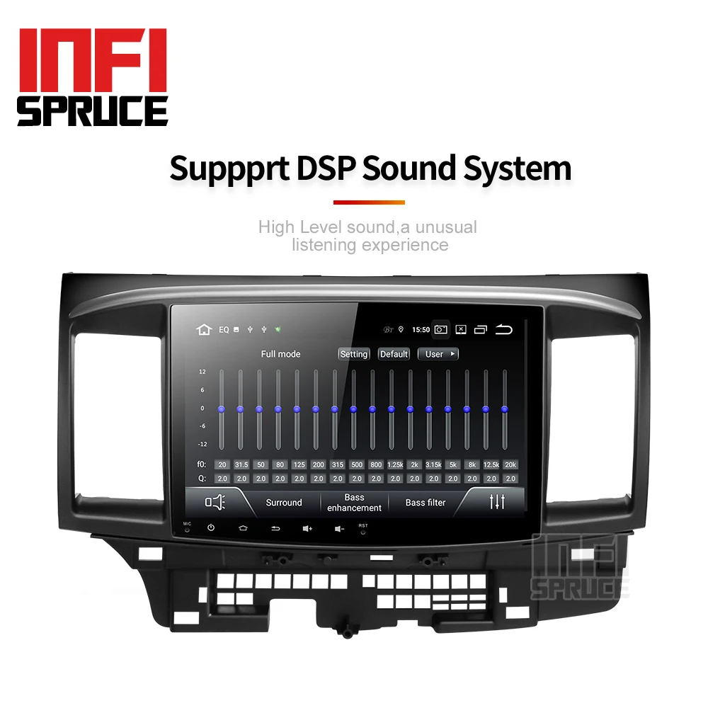 Android 9 0 автомобильный DVD для Защитные чехлы сидений сшитые специально Mitsubishi Lancer 2005