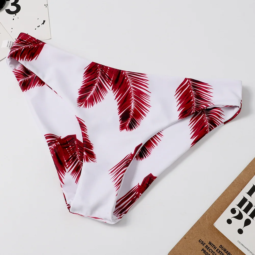 

Bikini Set Women Floral Random Print Push-Up Swimsuit Beachwear Padded Swimwear Separate Two Piece Brazilian Bathing Suit