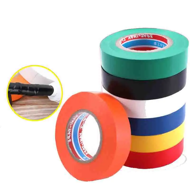 ПВХ водонепроницаемая самоклеящаяся электрическая лента электрика изоляция препятствующая воспламенению пластиковая лента электрическая Высоковольтная