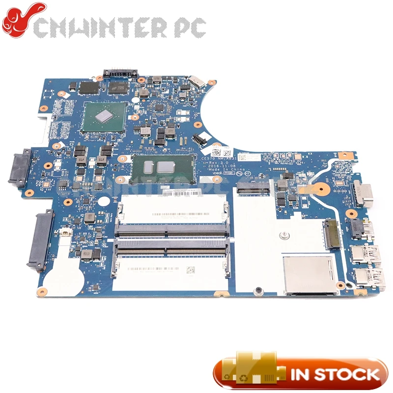 Материнская плата NOKOTION для ноутбука Lenovo ThinkPad E570 E570C CE570 NM-A831 SR2ZU I5-7200U DDR4 GeForce 940MX 2 Гб