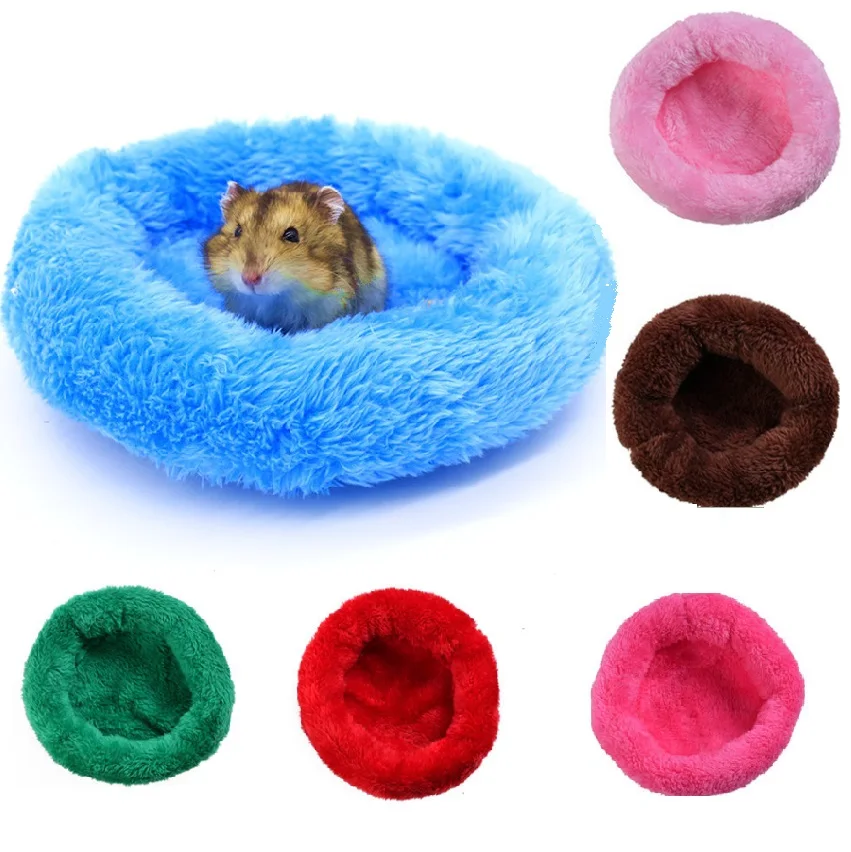 

6 Colors Winter Hamster Nest Pad Warm Pet Nest Arctic Hamster Hedgehog Chinchilla Rabbit Pet Bed Pet Supplies