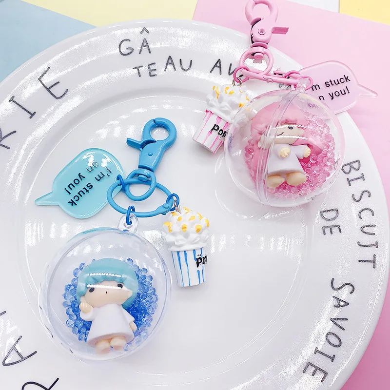 Маленькие близнецы звезды фигуры игрушки ПВХ брелок милый ангел девочка фигурки