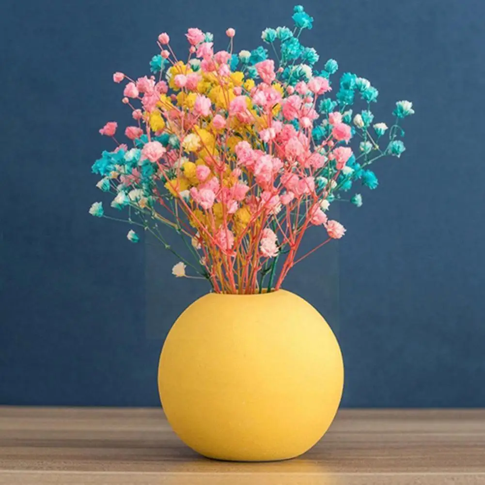 

Natural Immortal Flower Gypsophila Bouquet Wedding Home Gift Decoration Wedding Decoration Photo Gift Day Valentine's Props R1k4