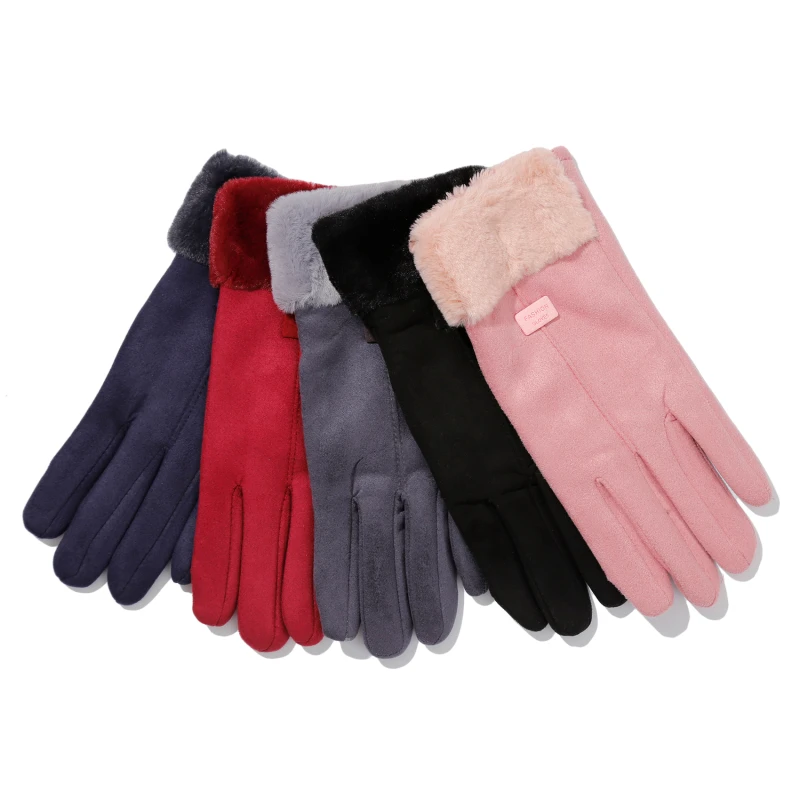 

Unisex Casual Solid Color Gloves Warm Thick Men Women Heigh Quality New Gloves Non-Slip Multipurpose Gloves Mittens For Adults