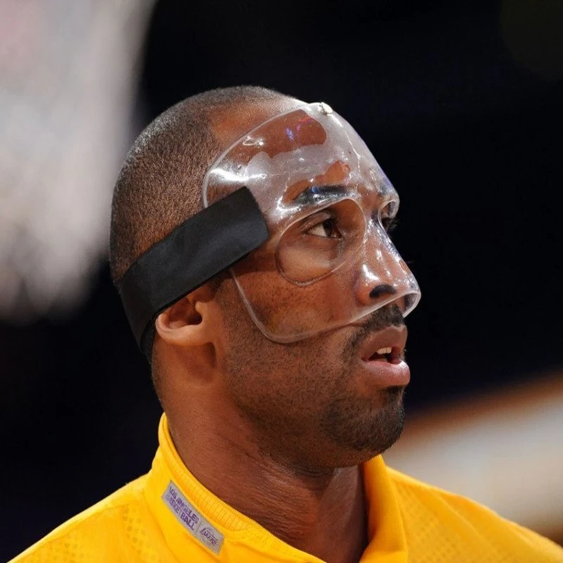 Прозрачная маска для баскетбола футбола Спортивная медицинская лица носа глаз