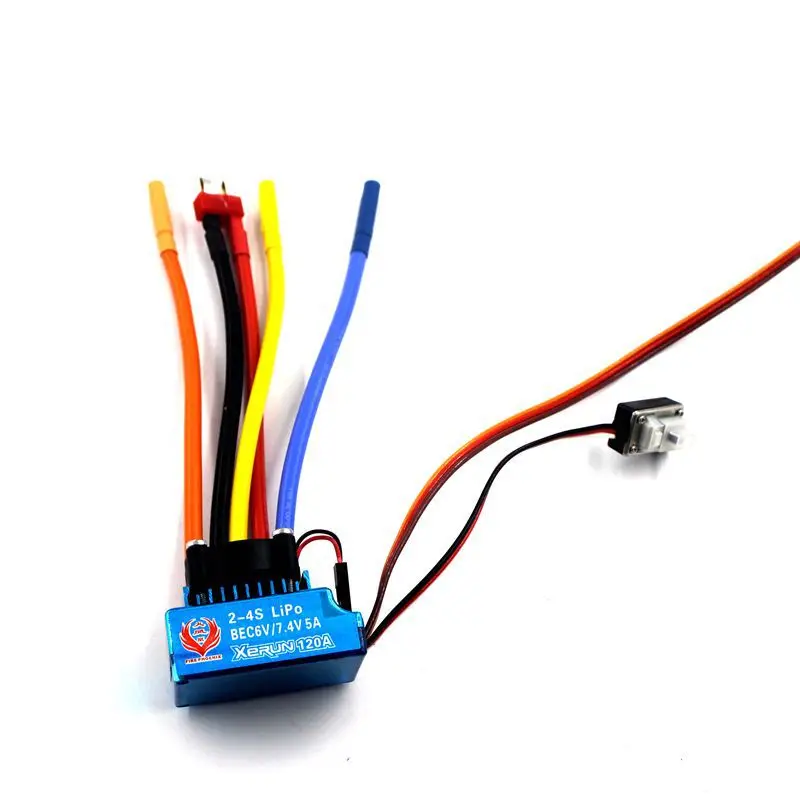 Высокое качество 7 4 V 120A RC лодка с датчиком бесщеточный ESC электрический регулятор