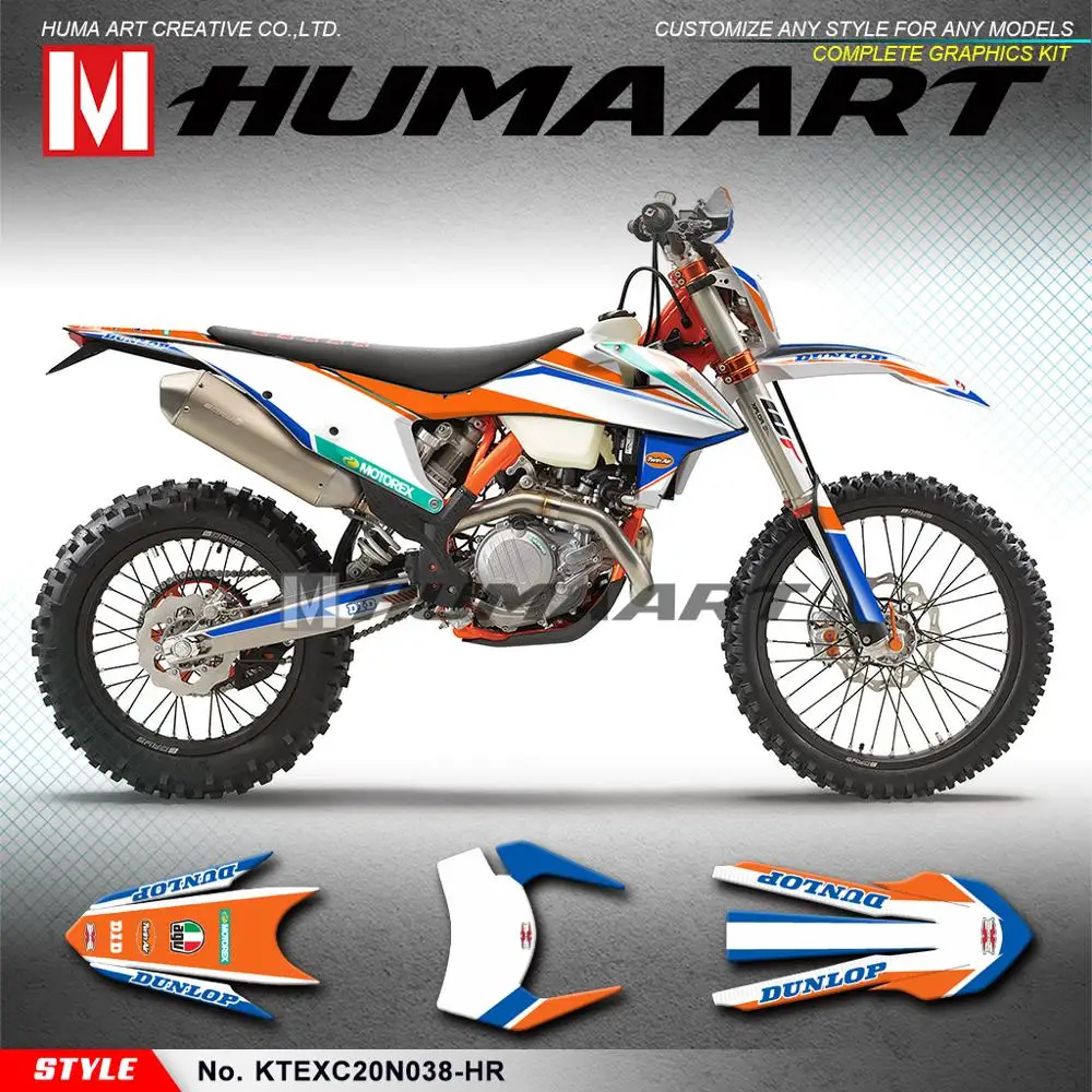 

HUMAART MX Adhesives Decal Stickers for EXC EXC-F XC-W XCF-W 150 300 500 SX SXF XC-F 125 250 350 450 2019 2020 2021 2022