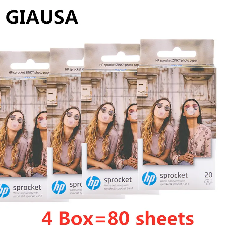 GIAUSA совместимая с HP звездочка и 2-в-1 для мини фотобумаги карманного фотопринтера