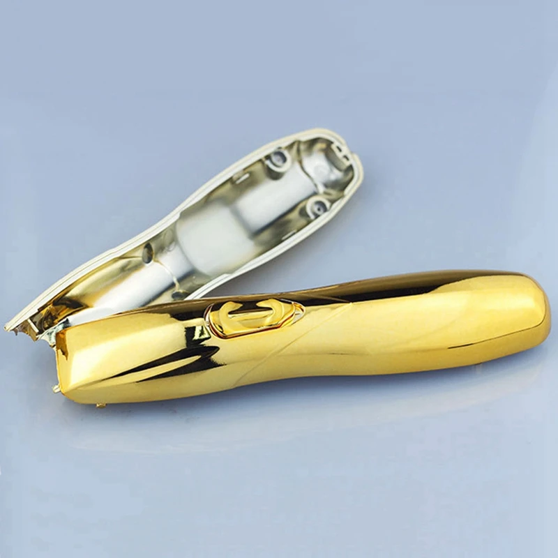 Goede 2 Set Voor Andis D8 Haar Cordless Tondeuse Trimmer Gereedschap Plating Tondeuse Cover Terug Behuizing Deksel, Golden & Silver