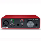 USB Аудио Интерфейс Focusrite Scarlett Solo (3-го поколения) с внешней звуковой картой микрофонный предусилитель для гитары и микрофона