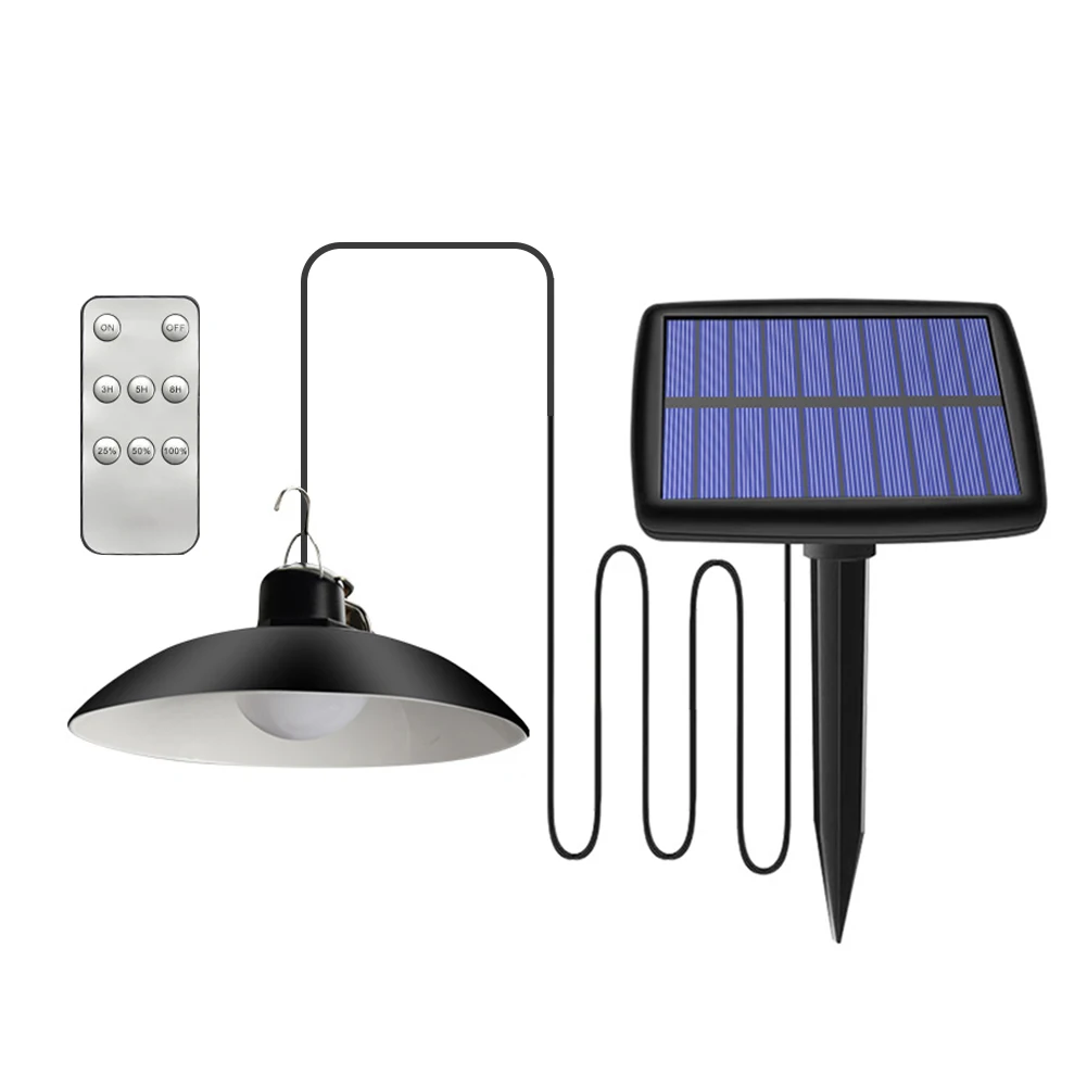 

Раздельная уличная люстра на солнечной батарее, водонепроницаемый светильник в стиле ретро, настенный садовый Ландшафтный декор с заземле...