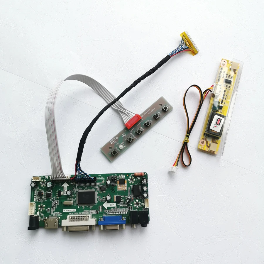 Для CLAA185WA02 CLAA185WA03 HT185WX1 2 с холодным катодом (CCFL) VGA + DVI 18 5 &quotLVDS 30Pin 1366*768 инвертор М.