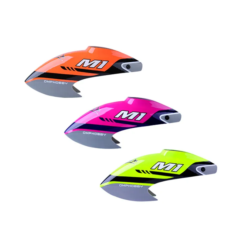 

OMPHOBBY M1 RC Helicopter RC Models Toys Vehicle Spare Parts Canopy Replacement Spare Parts DIY Accessories Purple/Orange/Yellow