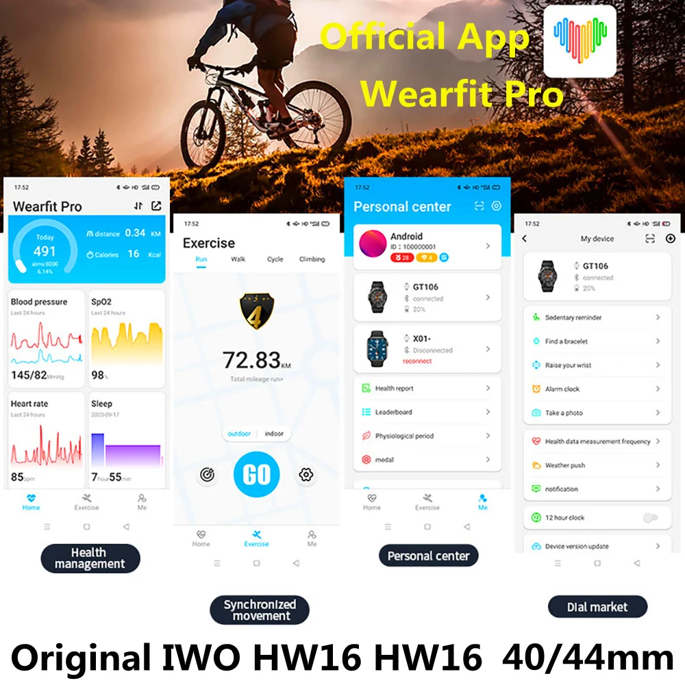 

Original IWO HW12 HW16 Smart Watch Men Dial Call Fitness Tracker Clock Sport Smartwatch Women For Iphone Xiaomi Huawei W46